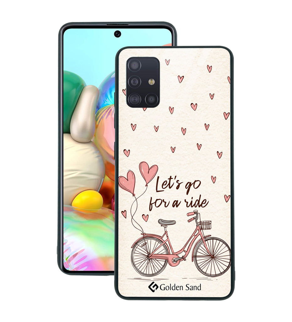 Samsung Galaxy A71 Designer Case Tempered Glass Series