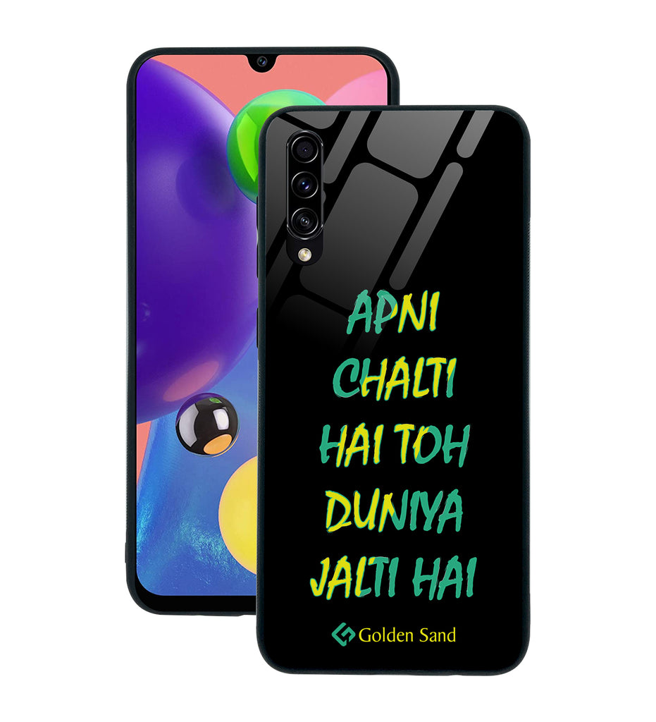 Samsung Galaxy A70s Designer Case Tempered Glass Series