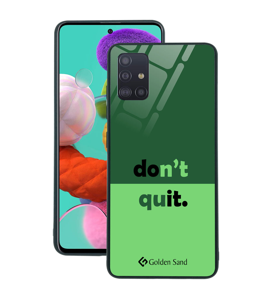 Samsung Galaxy A51 Designer Case Tempered Glass Series