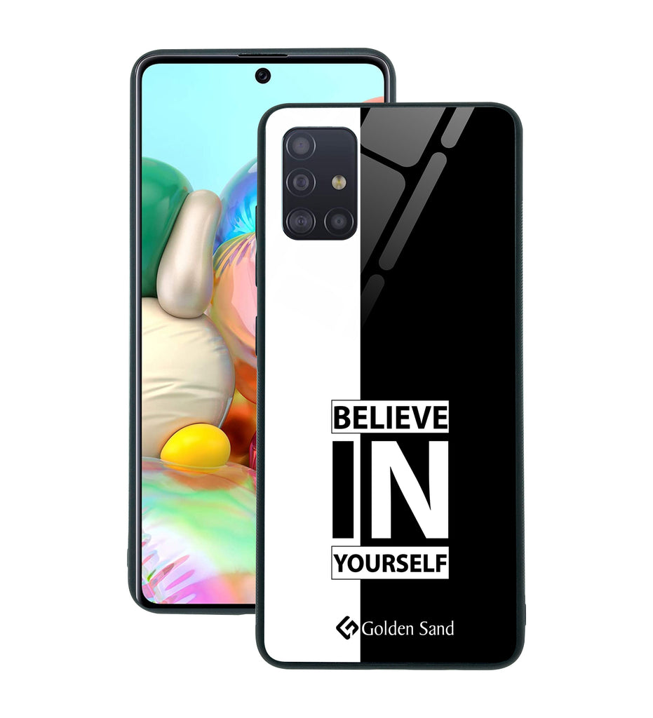 Samsung Galaxy A71 Designer Case Tempered Glass Series