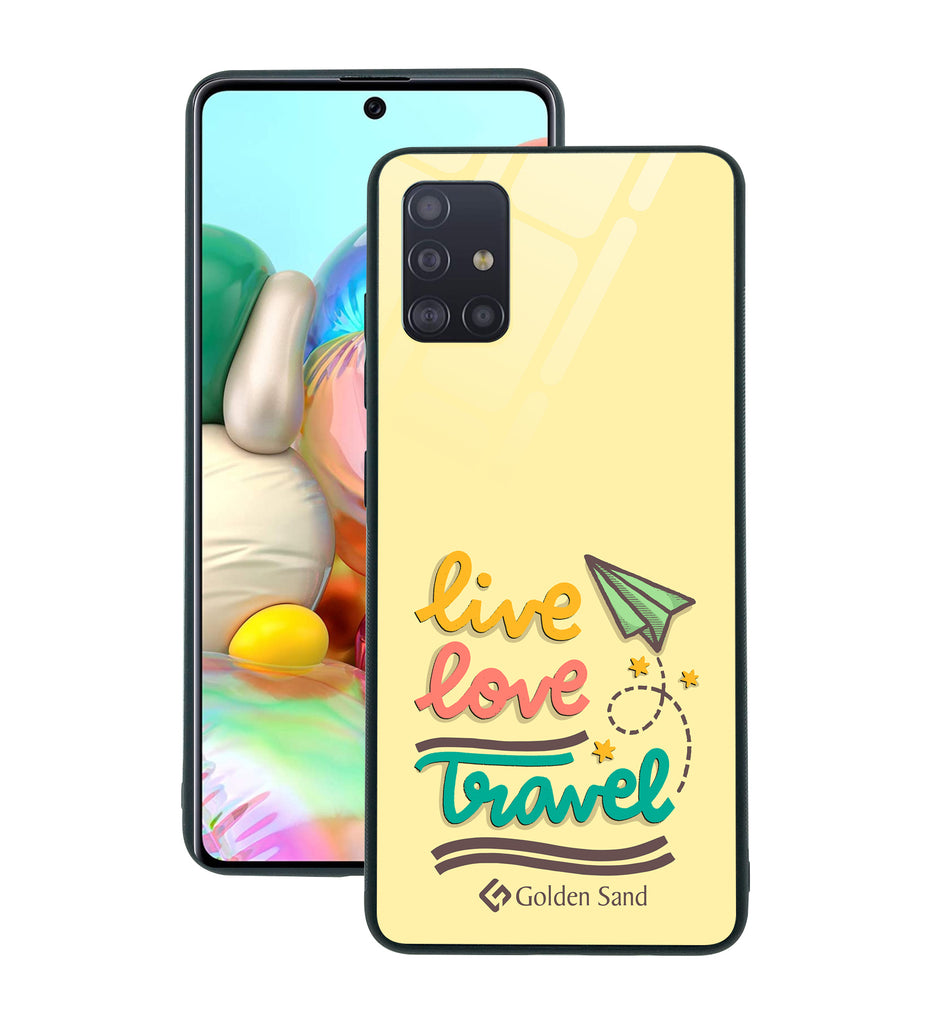 Samsung Galaxy A71 Designer Case Tempered Glass Series