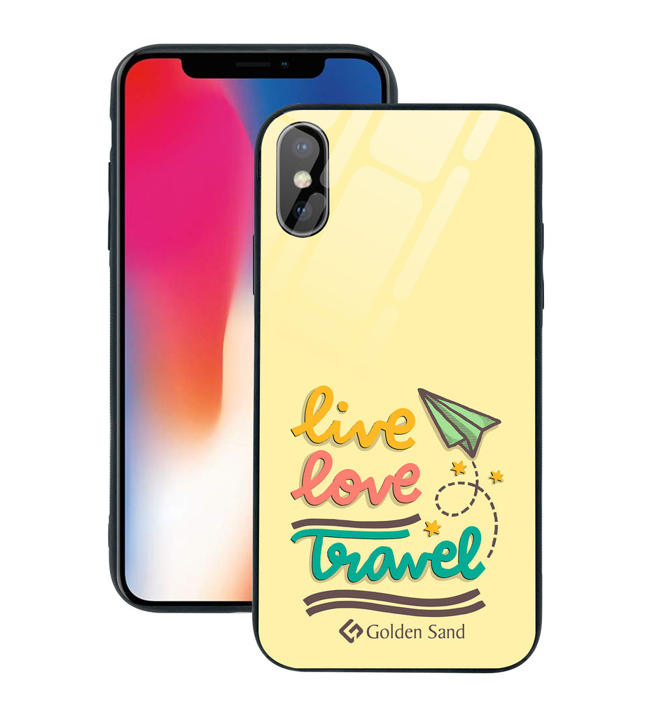 Apple iPhone X, XS Designer Case Tempered Glass Series