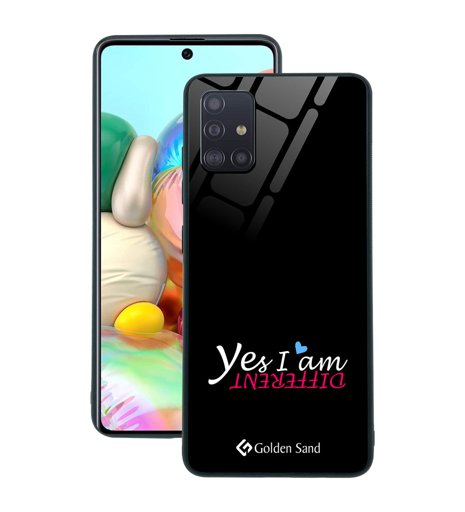 Samsung Galaxy A71 Designer Case Tempered Glass Series