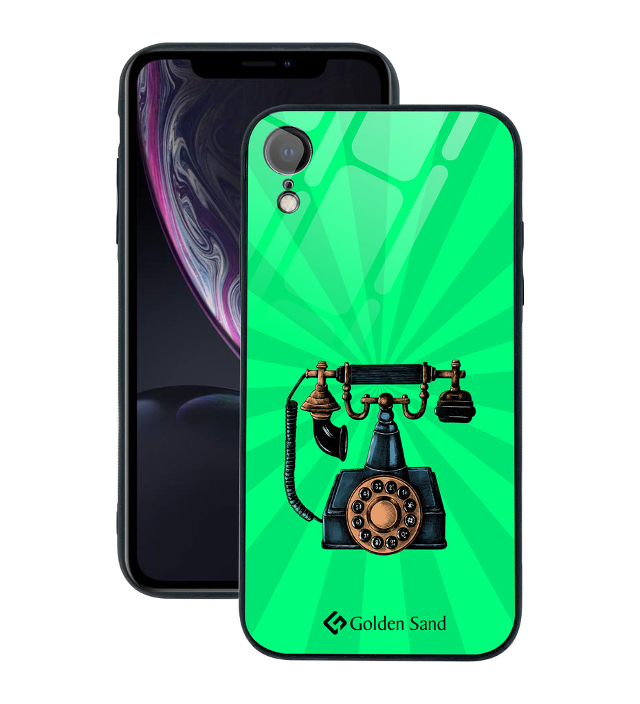 Golden Sand Slim Designer Glass Series For Apple iPhone XR [Telephone