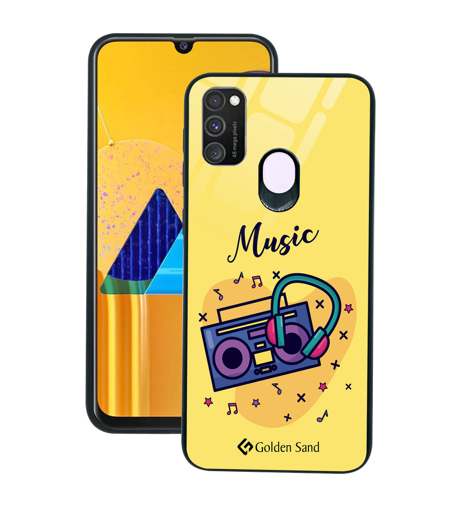 Samsung Galaxy M30s Designer Case Tempered Glass Series