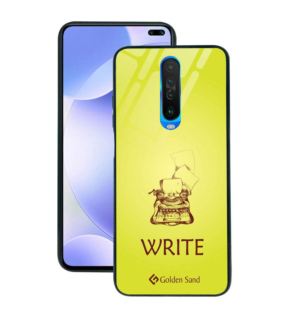 Xiaomi Poco X2 Designer Case Tempered Glass Series