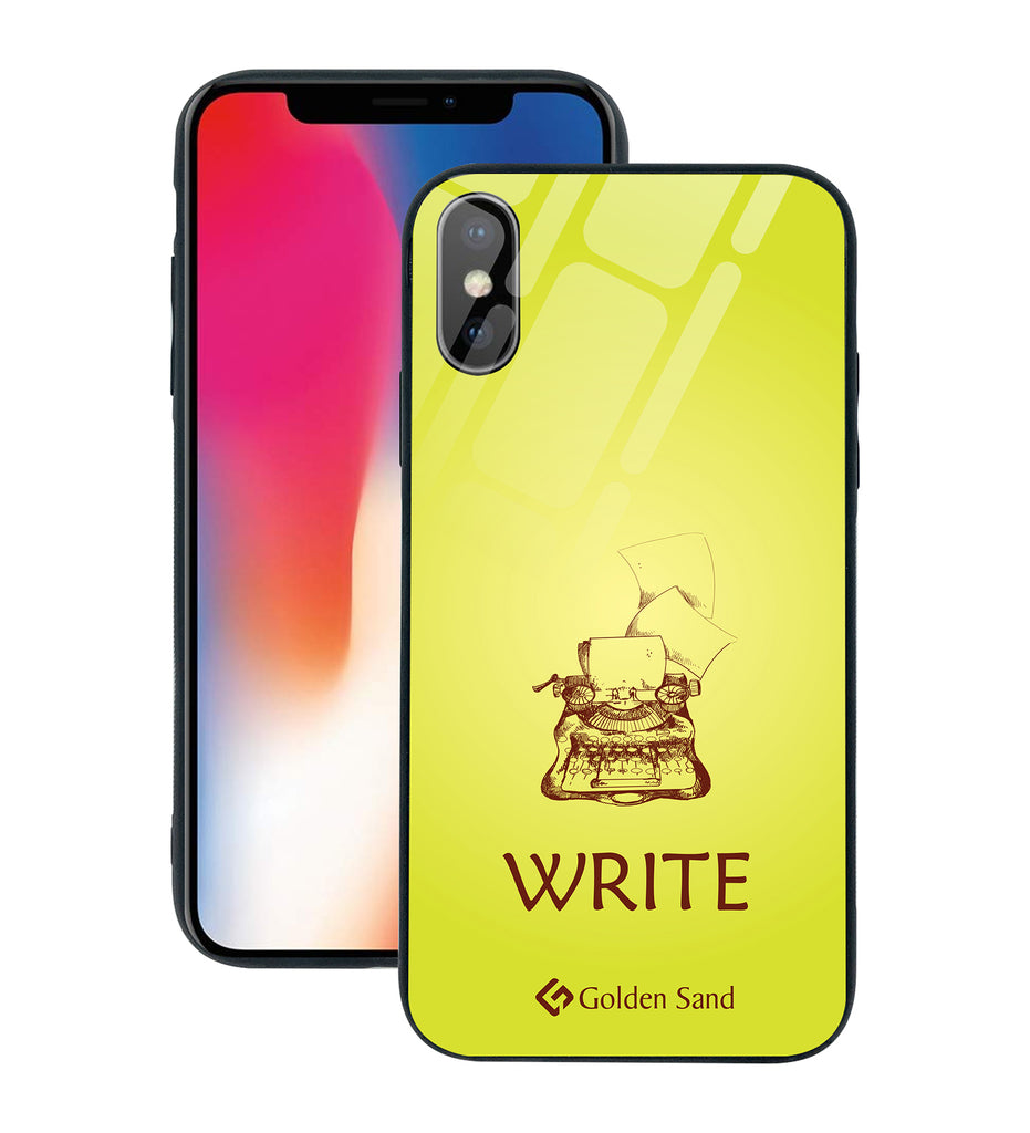 Apple iPhone X, XS Designer Case Tempered Glass Series