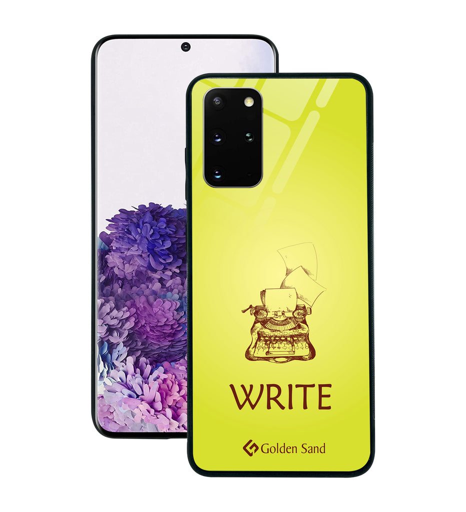 Samsung Galaxy S20 + Designer Case Tempered Glass Series