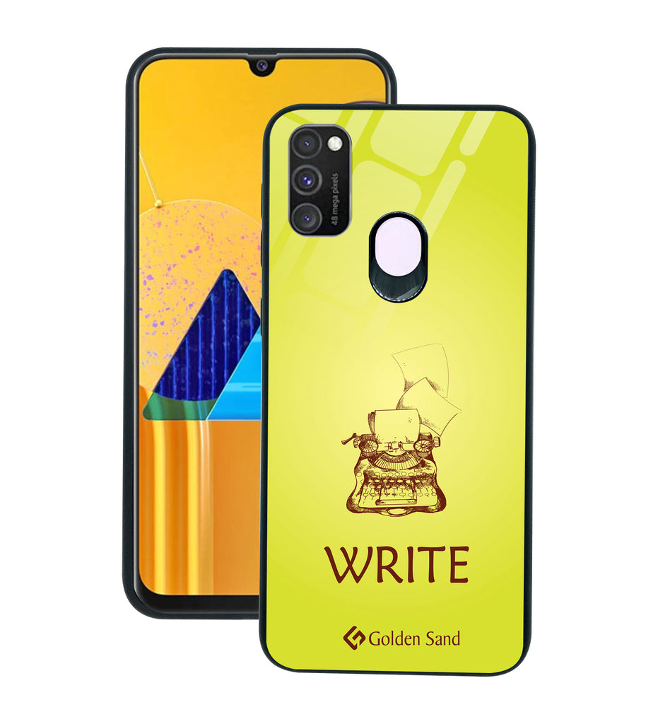 Samsung Galaxy M30s Designer Case Tempered Glass Series