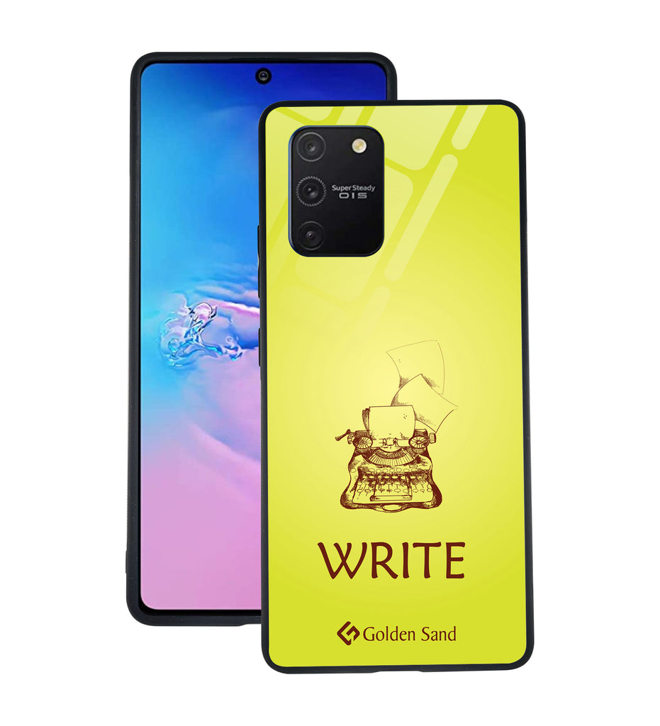 Samsung Galaxy S10 Lite Designer Case Tempered Glass Series