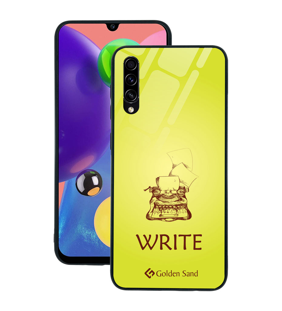 Samsung Galaxy A70s Designer Case Tempered Glass Series