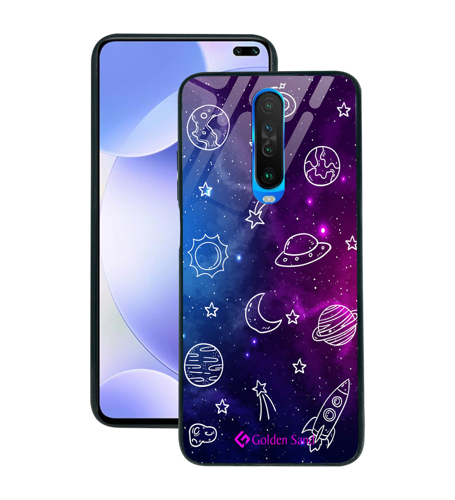 Xiaomi Poco X2 Designer Case Tempered Glass Series