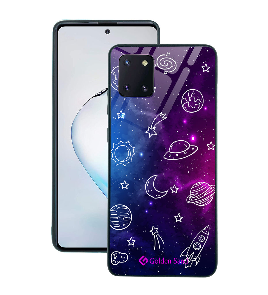 Samsung Galaxy Note10 Lite Designer Case Tempered Glass Series