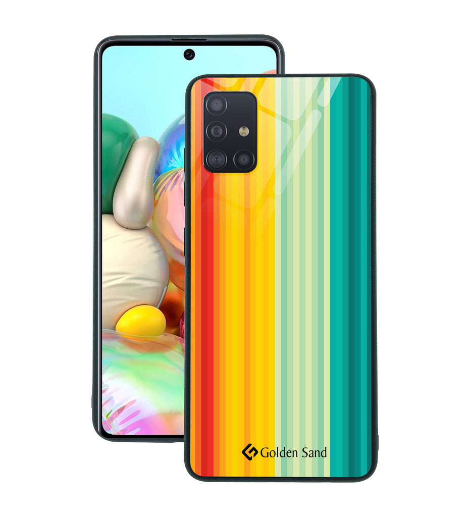 Samsung Galaxy A71 Designer Case Tempered Glass Series