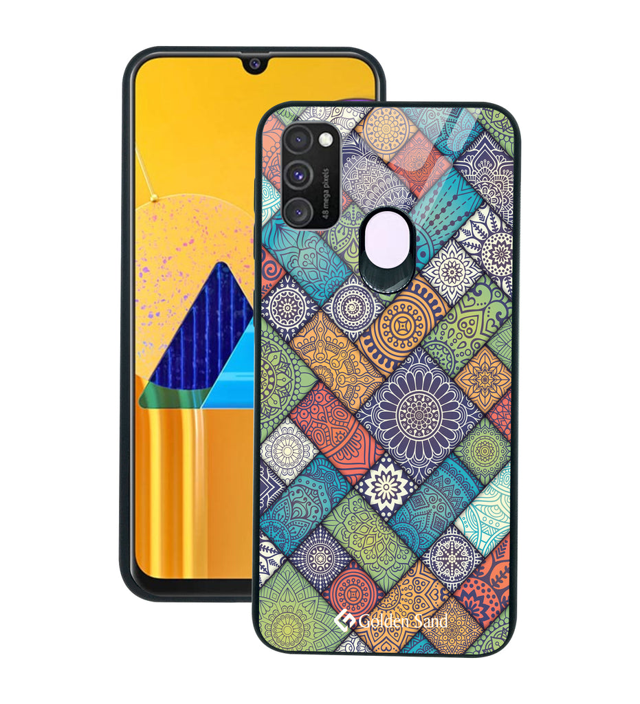Samsung Galaxy M30s Designer Case Tempered Glass Series