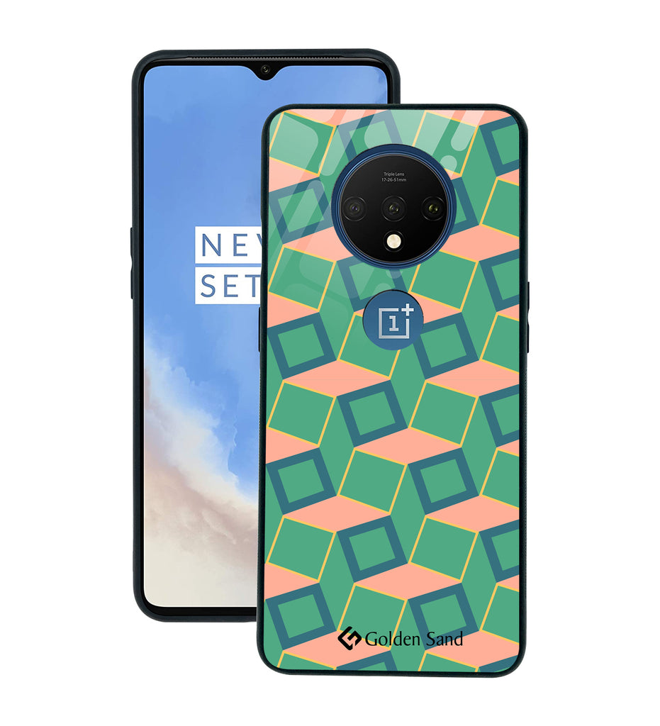 OnePlus 7T Designer Case Tempered Glass Series