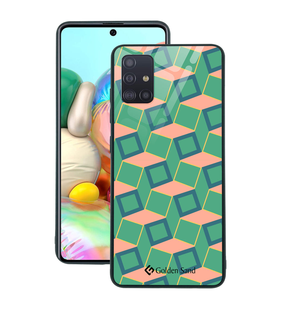 Samsung Galaxy A71 Designer Case Tempered Glass Series