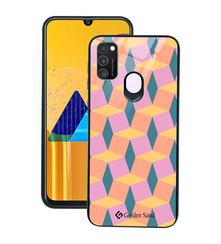 Samsung Galaxy M30s Designer Case Tempered Glass Series