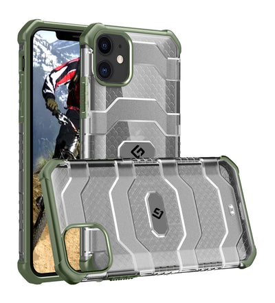 Explorer Series [Certified Military Grade Protection] Back Cover for Apple iPhone 12 (6.1 inch), Olive Green