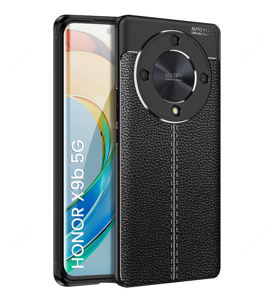Honor X9b 5G, 6.78 inch Leather Texture Back Cover