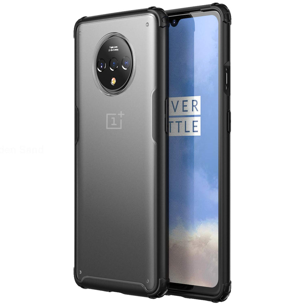 OnePlus 7T, 6.55 inch Rugged Frosted Back Cover