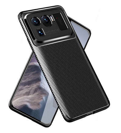 Aramid Fibre Series Shockproof Armor Back Case for Xiaomi Mi 11 Ultra, 6.81 inch, Black