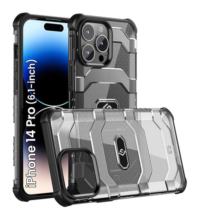 Apple iPhone 14 Pro (6.1 inch) Back Cover | Explorer Series, Space Black