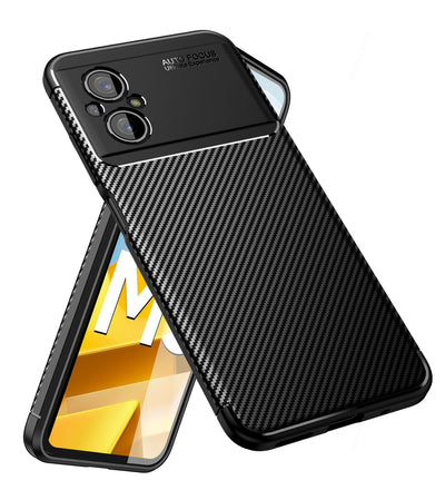 POCO M5 4G (6.58 inch) Back Cover | Aramid Fiber Series, Black