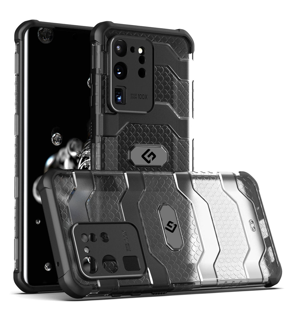 Explorer Series [Certified Military Grade Protection] Back Cover for Samsung Galaxy S20 Ultra (6.9 inch), Space Black