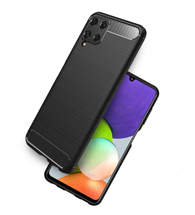 Samsung Galaxy A22 , 6.4 inch Leather Texture Back Cover