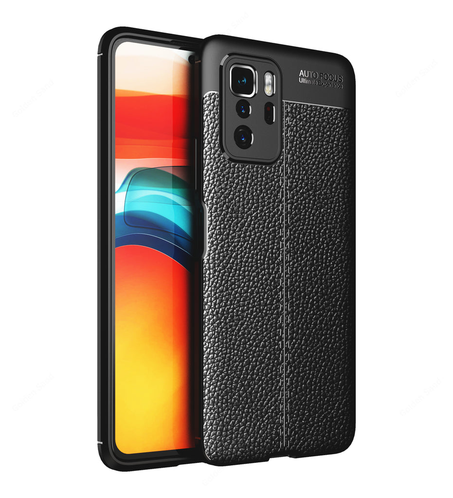 Poco X3 GT, 6.6 inch Leather Texture Back Cover