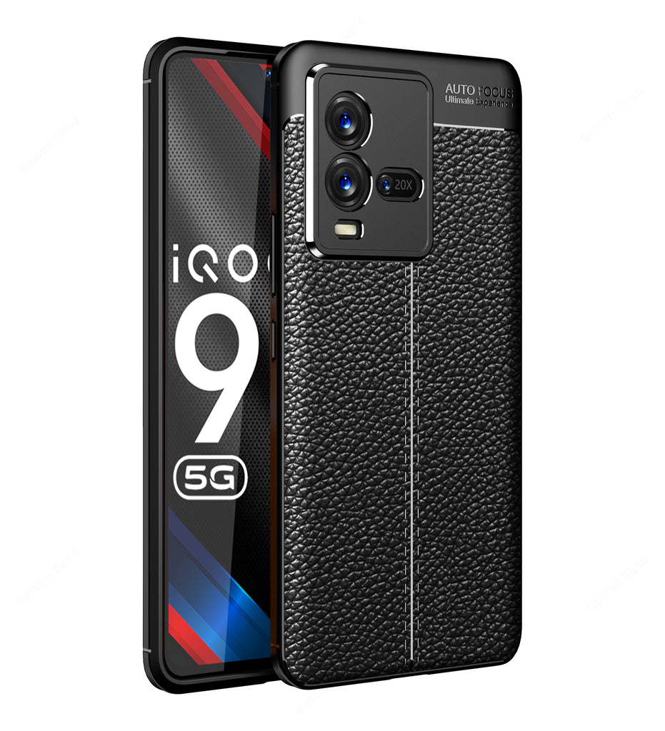 iQOO 9T 5G, 6.78 inch Leather Texture Back Cover