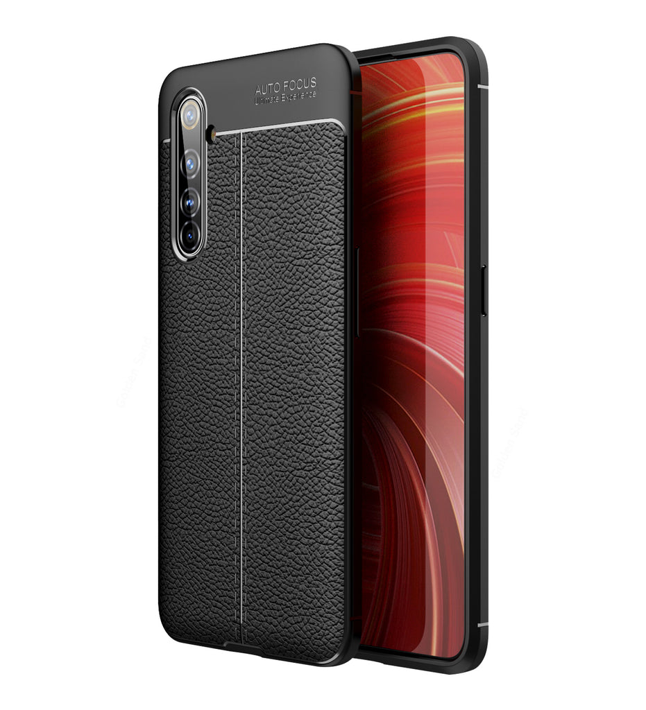 Realme X50 Pro Leather Texture Back Cover