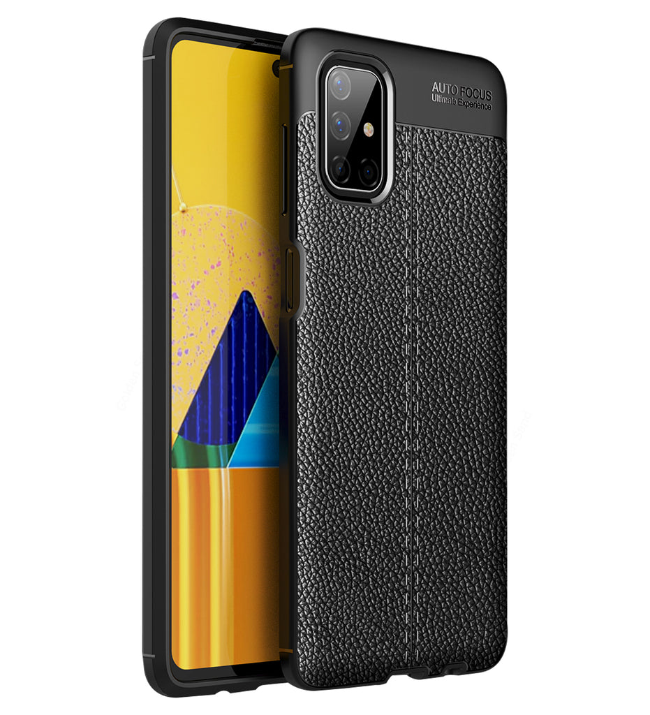 Samsung Galaxy M51 Leather Texture Back Cover