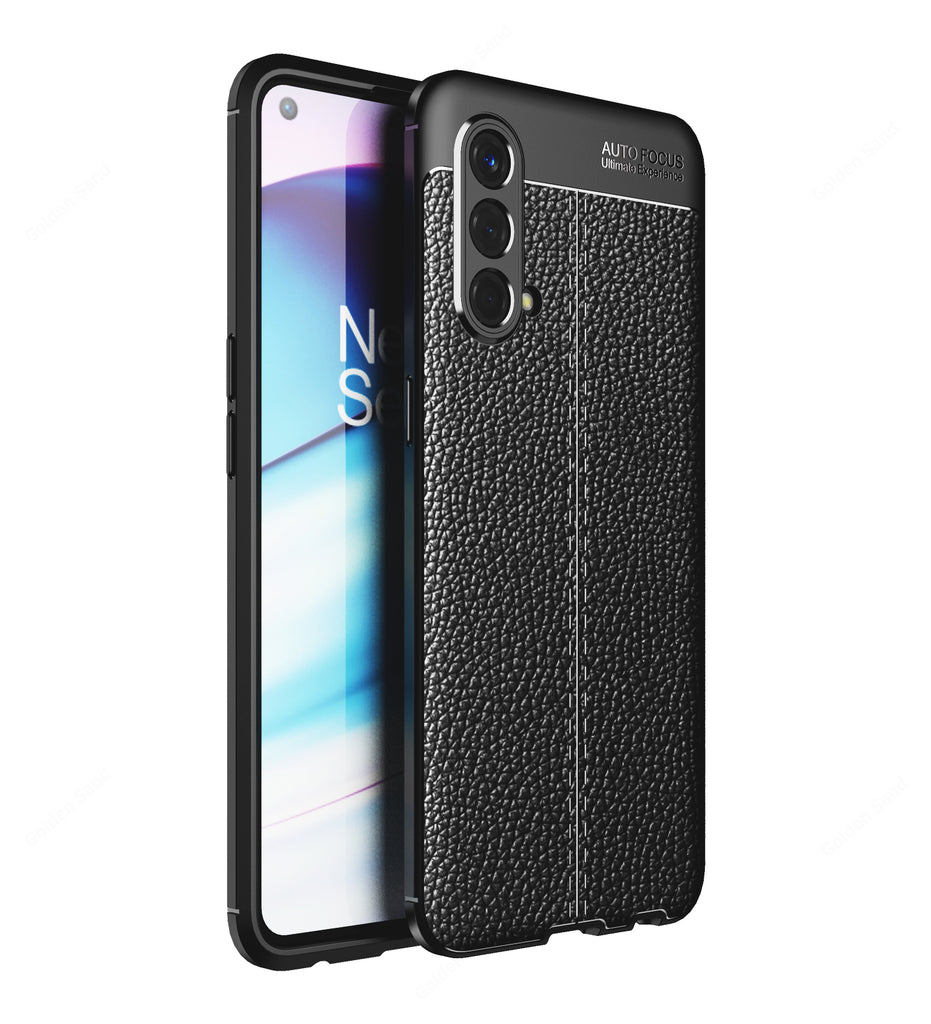 OnePlus Nord CE 5G, 6.43 inch Leather Texture Back Cover