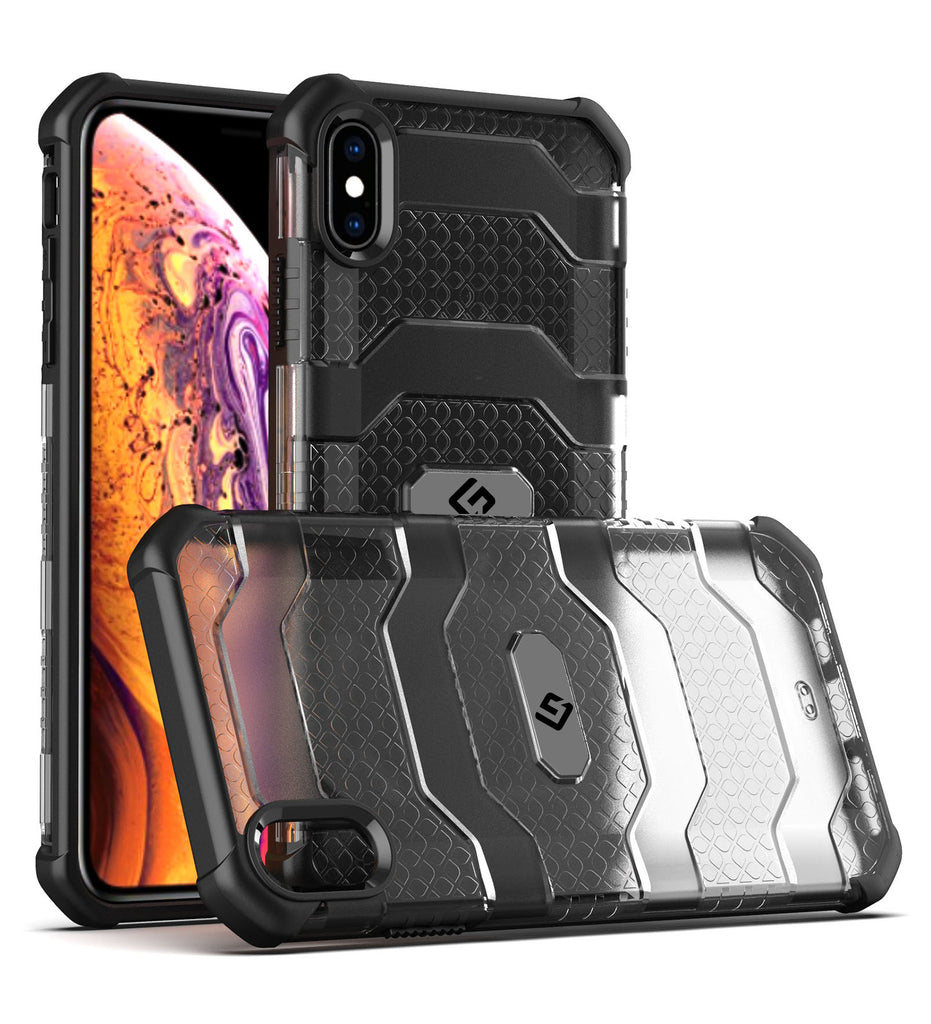 Explorer Series [Certified Military Grade Protection] Back Cover for Apple iPhone XS Max (6.5 inch), Space Black