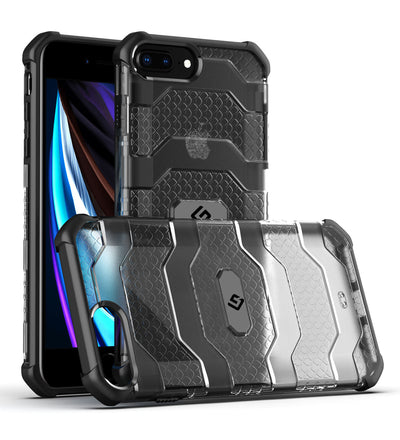 Explorer Series [Certified Military Grade Protection] Back Cover for Apple iPhone 7 Plus, Apple iPhone 8 Plus (5.5 inch), Space Black