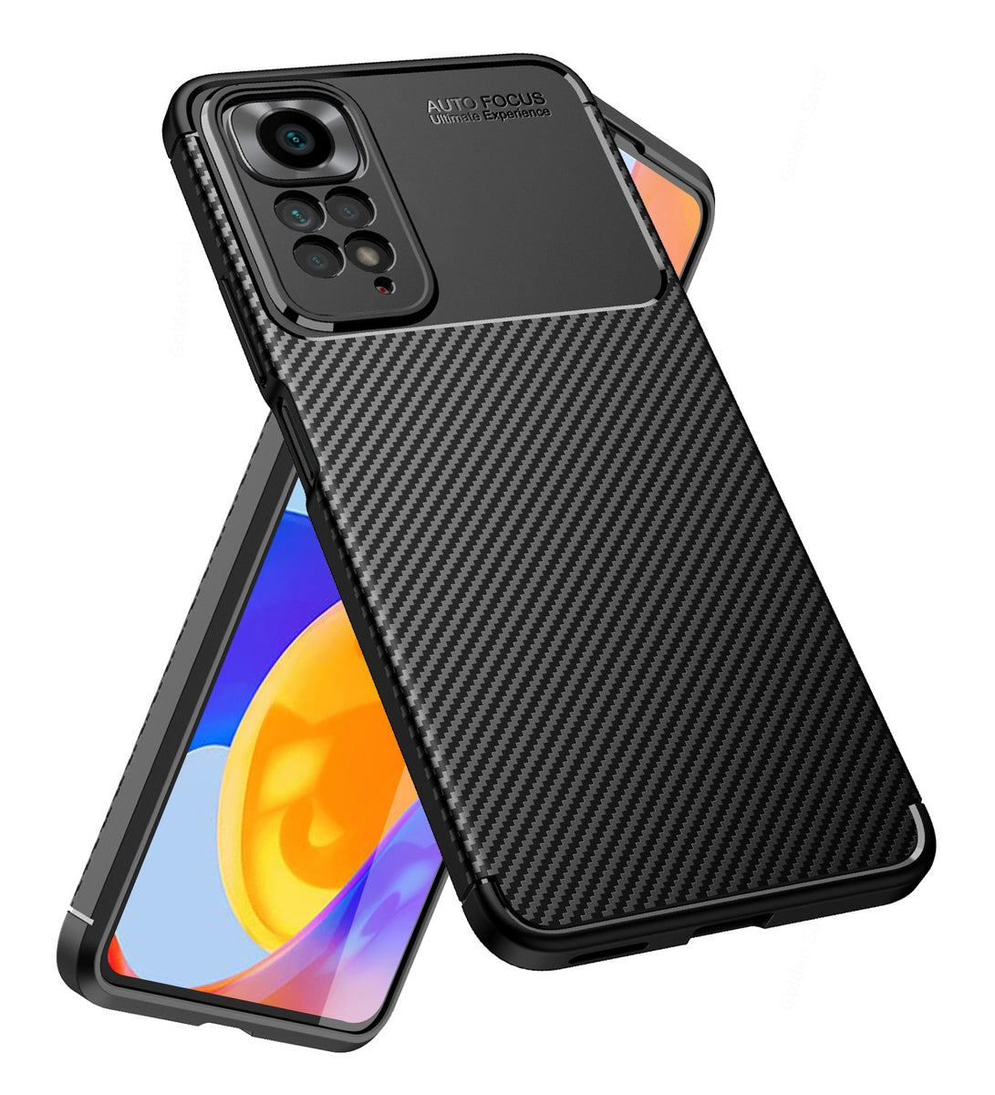 Aramid Fibre Series Shockproof Armor Back Cover for Redmi Note 11 Pro ...