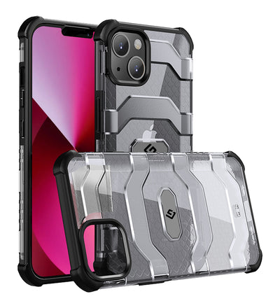 Explorer Series [Certified Military Grade Protection] Back Cover for Apple iPhone 13, 6.1 inch, Space Black