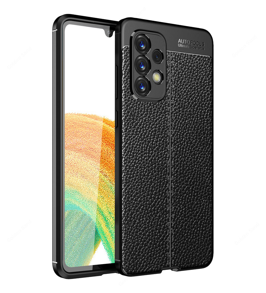 Samsung Galaxy A33 5G, 6.4 inch Leather Texture Back Cover