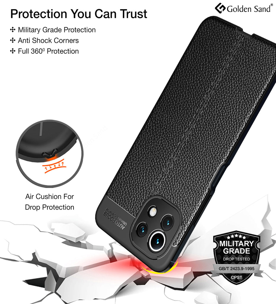 360 Protective Cover Mi11 Lite Ring Case For Xiaomi Mi 11 Lite