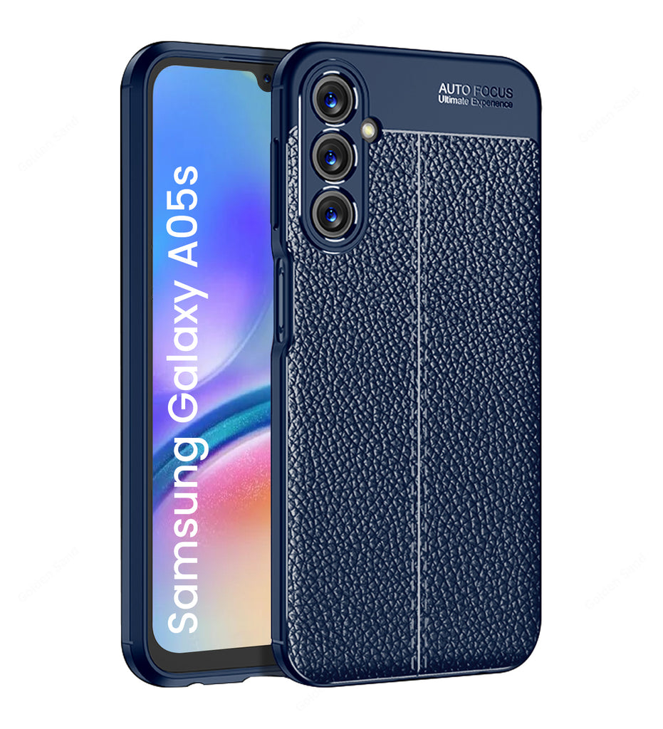 Samsung Galaxy A05s, 6.7 inch Leather Texture Back Cover