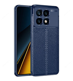 Vegan Leather- Blue