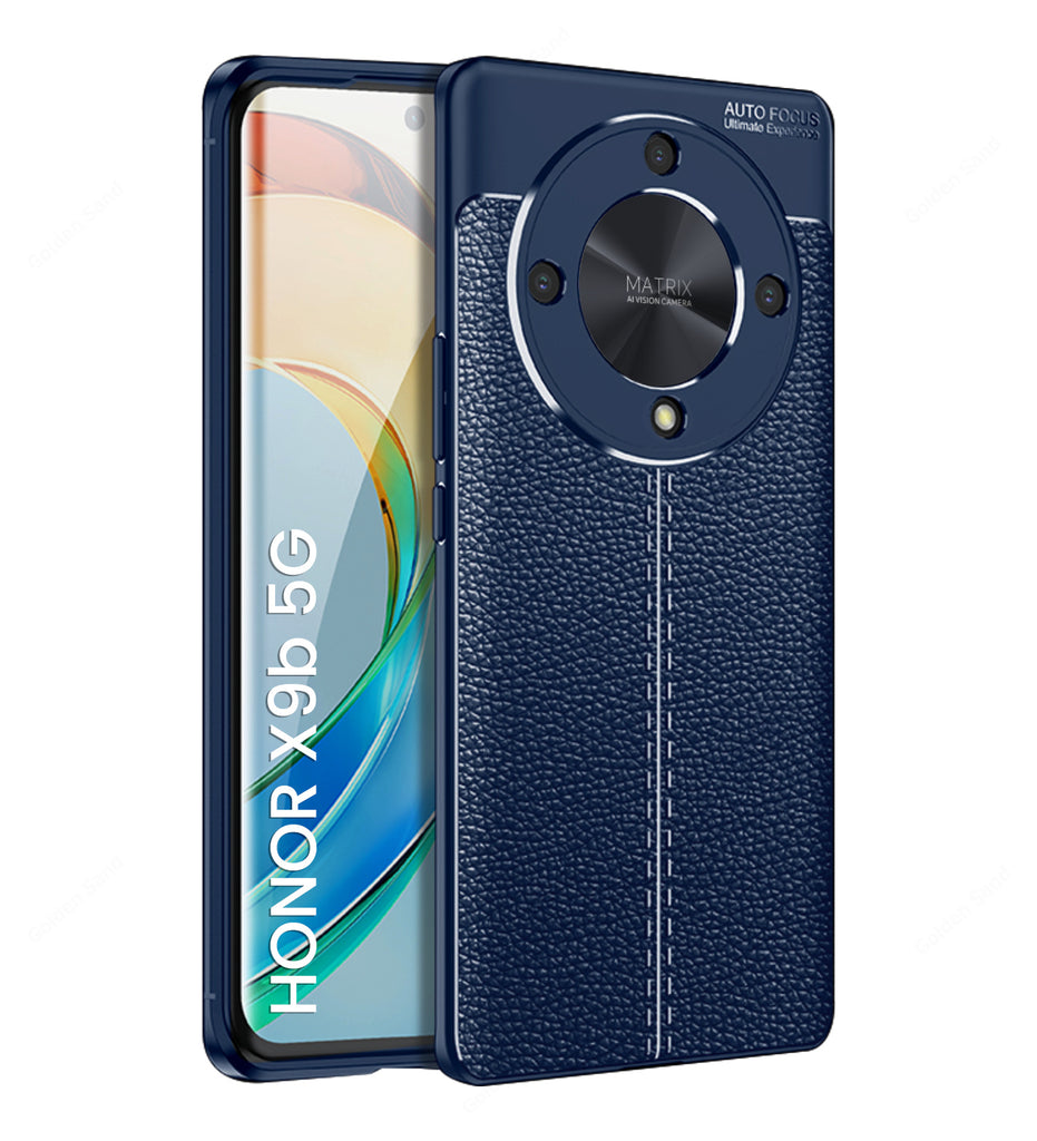 Honor X9b 5G, 6.78 inch Leather Texture Back Cover