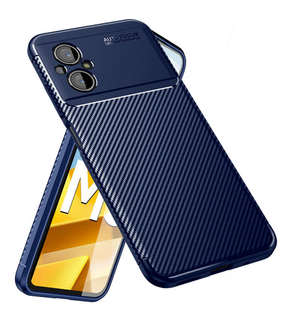 POCO M5 4G (6.58 inch) Back Cover | Aramid Fiber Series, Blue