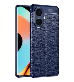 Vegan Leather Blue