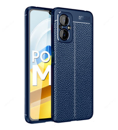 Vegan Leather- Blue