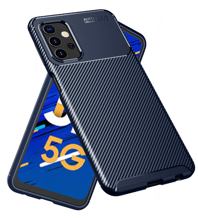Samsung Galaxy M32 5G (6.5 inch) Back Cover | Aramid Fiber Series, Blue