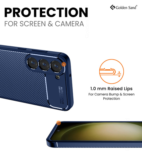 Samsung Galaxy S23+ Plus 5G (6.6 inch) Back Cover | Aramid Fiber Series, Blue