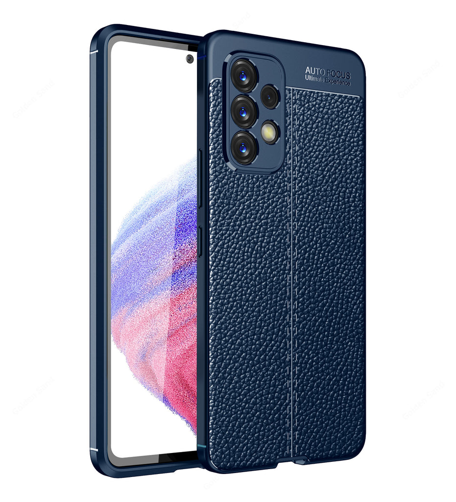 Samsung Galaxy A53 5G, 6.5 inch Leather Texture Back Cover